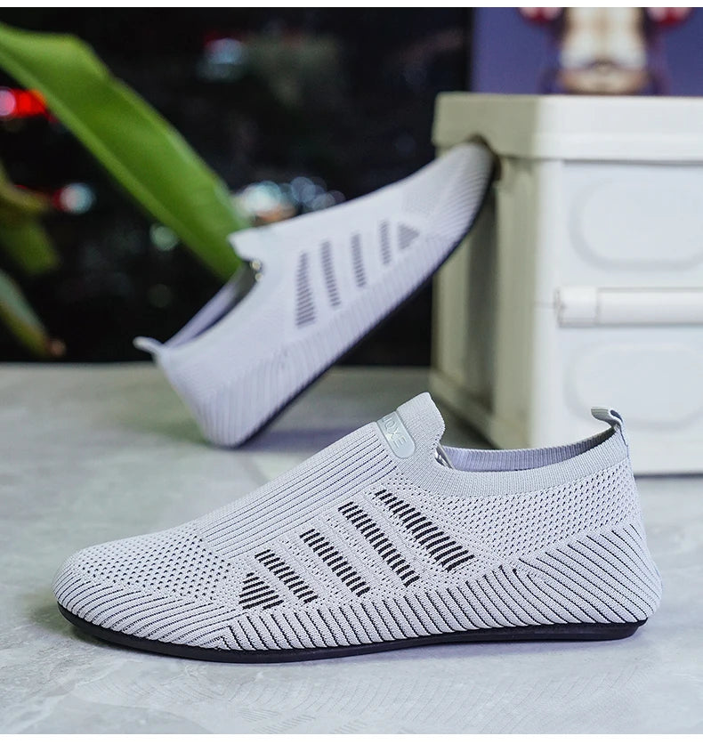 YRZL, mocasines de malla para hombre, mocasines para conducir, zapatos planos con parte inferior fina para caminar, mocasines informales antideslizantes transpirables, zapatos de verano para hombre