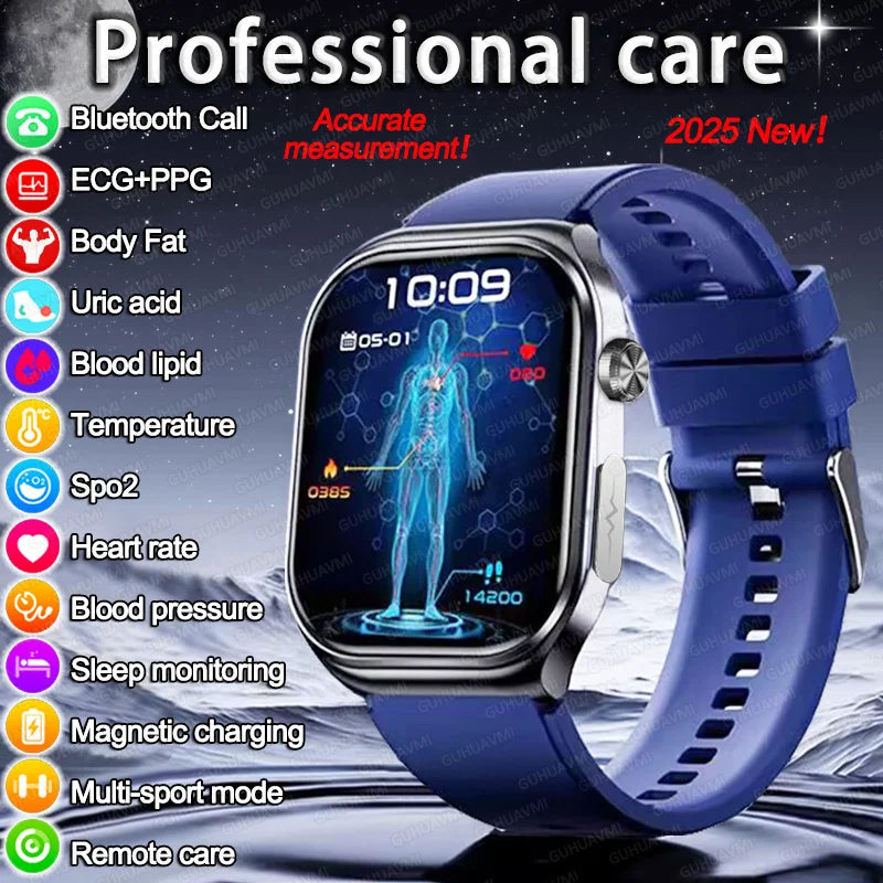 Reloj Inteligente ECG Diagnóstico de Salud IA