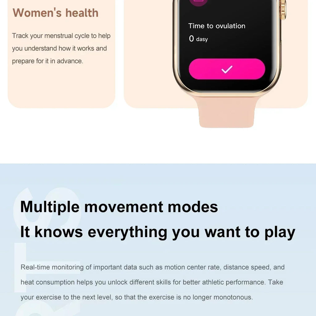 Reloj Inteligente para Mujer con Llamadas y Pantalla HD