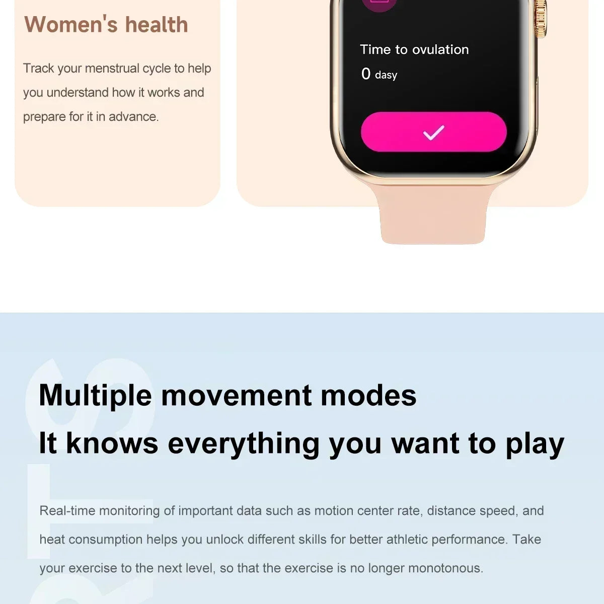 Reloj Inteligente para Mujer con Llamadas y Pantalla HD