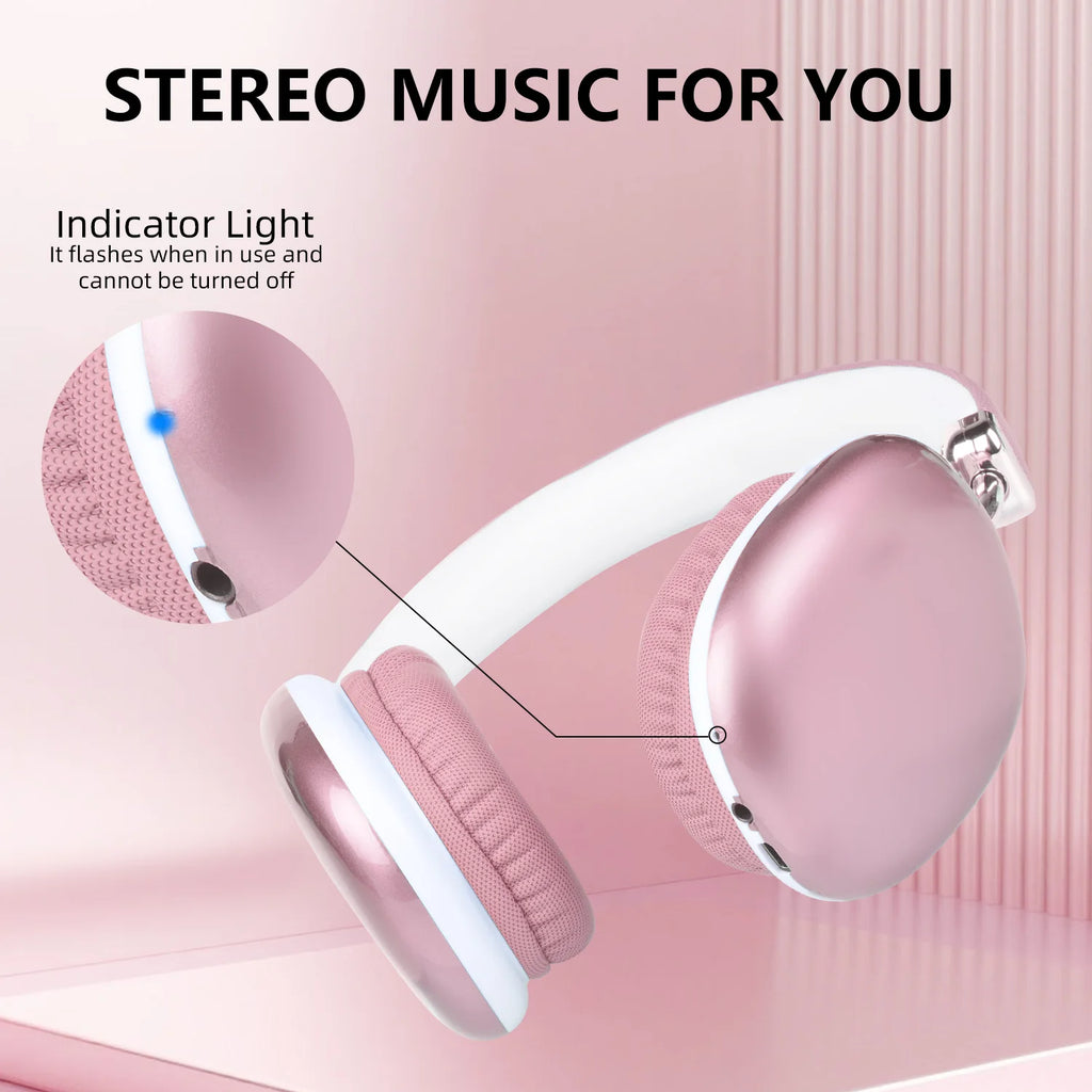 B40 Rosa Auriculares Over-Ear Bluetooth 5.3 HiFi