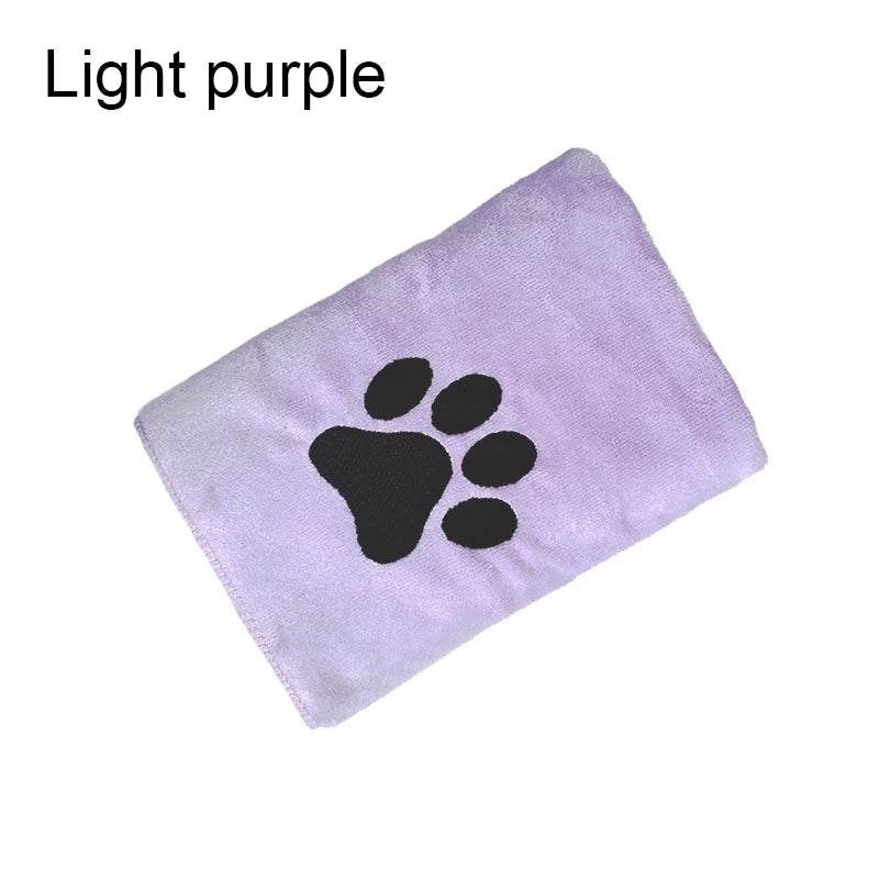 Toalla de Microfibra para Mascotas - Suave, Absorbente y con Bordado