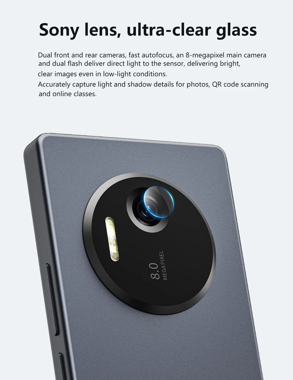 Nuevo teléfono inteligente Qin F25, Google Play, Android 14, tarjetas SIM duales, 6GB + 128GB, 2700mAh, WIFI Bluetooth, pantalla táctil de 3,54 pulgadas, MTK8786