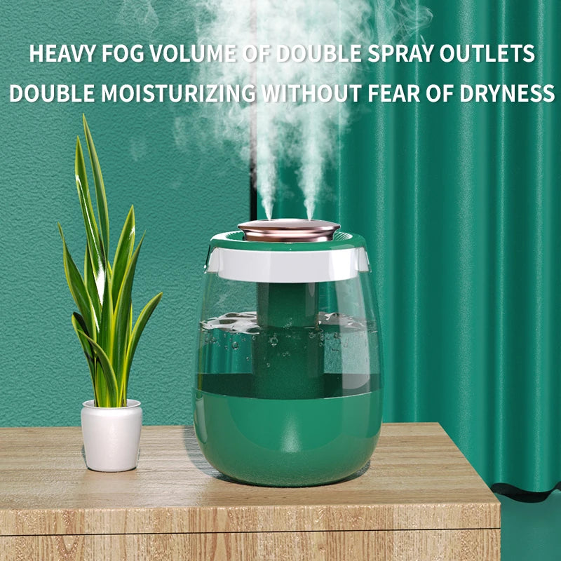 Humidificador Doble Pulverización Pantalla Digital
