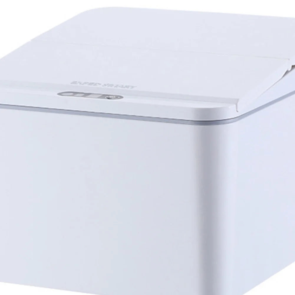 Papelera automática de escritorio con sensor por inducción, recargable USB, 4 L