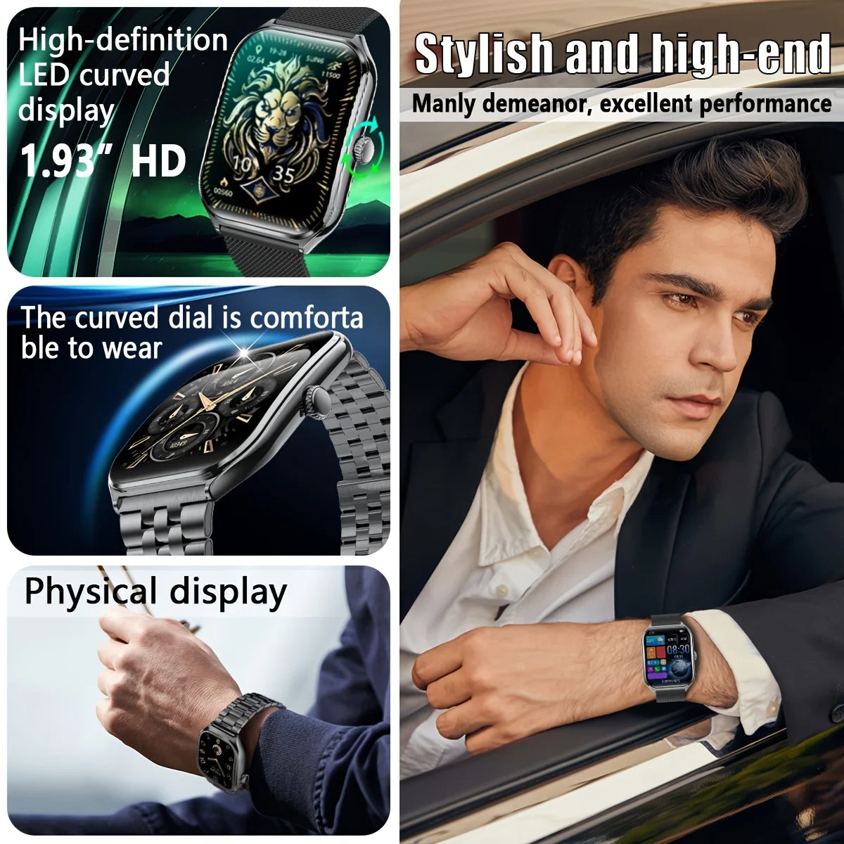 Reloj Inteligente Delgado AMOLED 1.43 Bluetooth