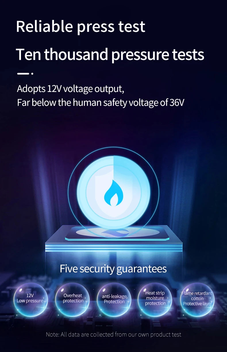Masajeador Eléctrico de Cabeza con Calor y Vibración