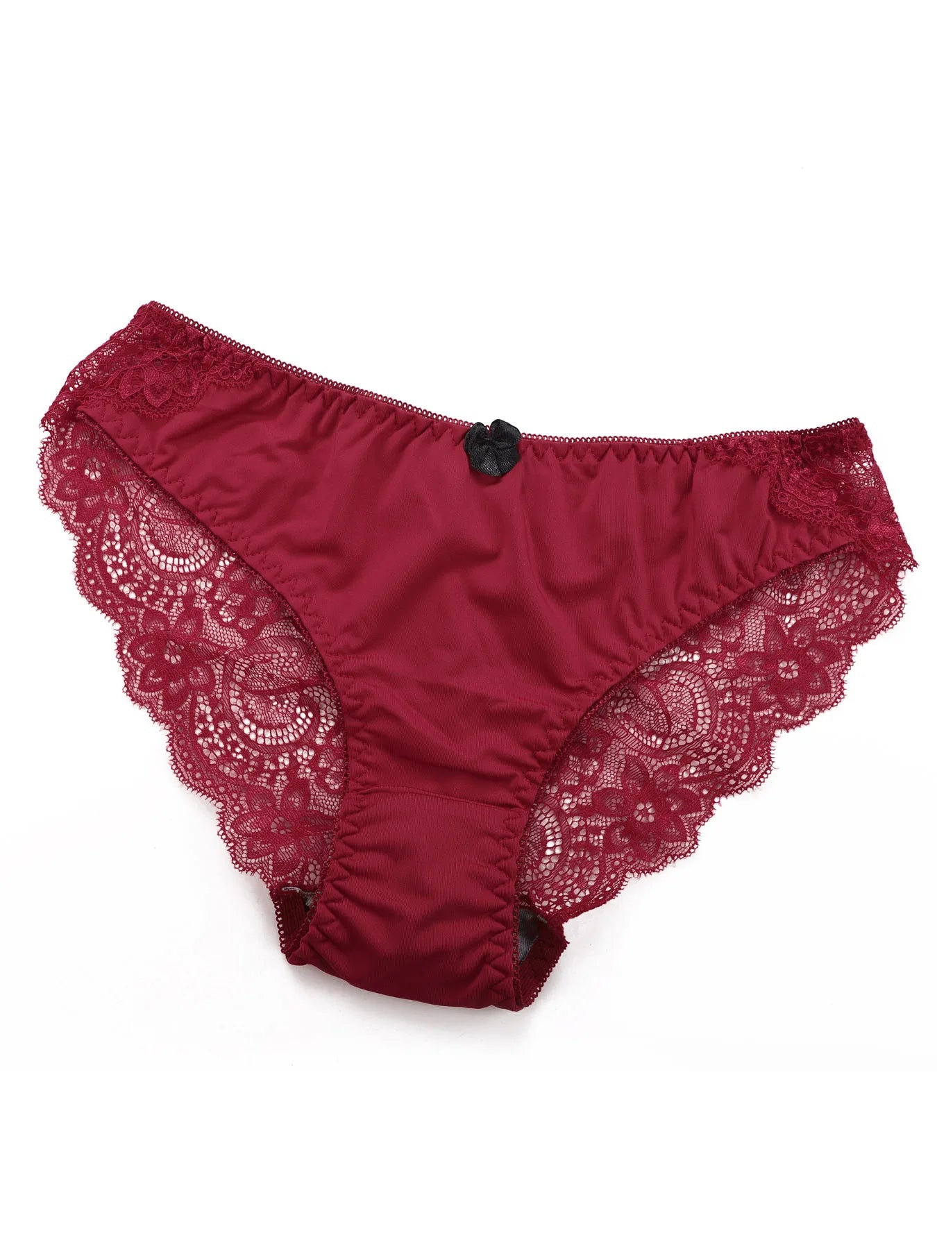 Conjunto de Sujetador y Tanga con Bordado Floral