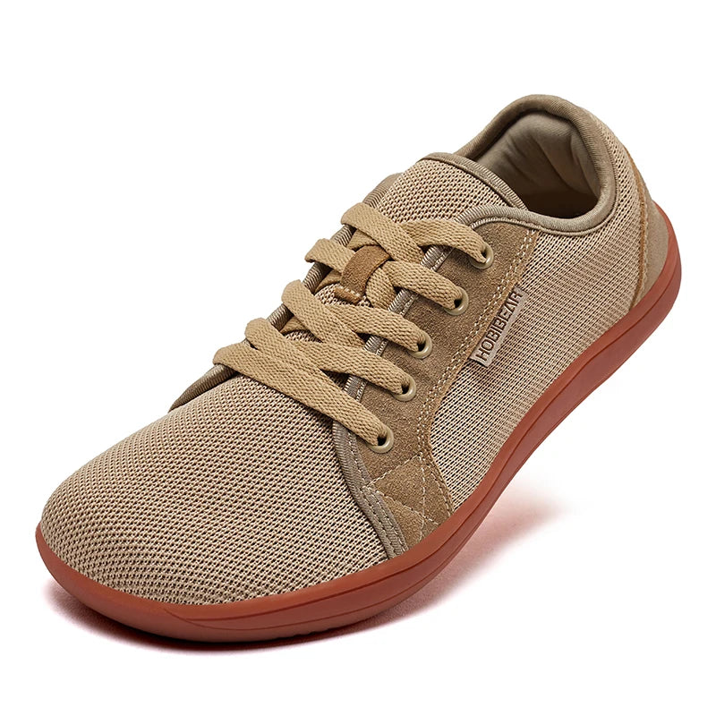 Zapatillas Descalzas HOBIBEAR con Cordones Punta Ancha Caída Cero