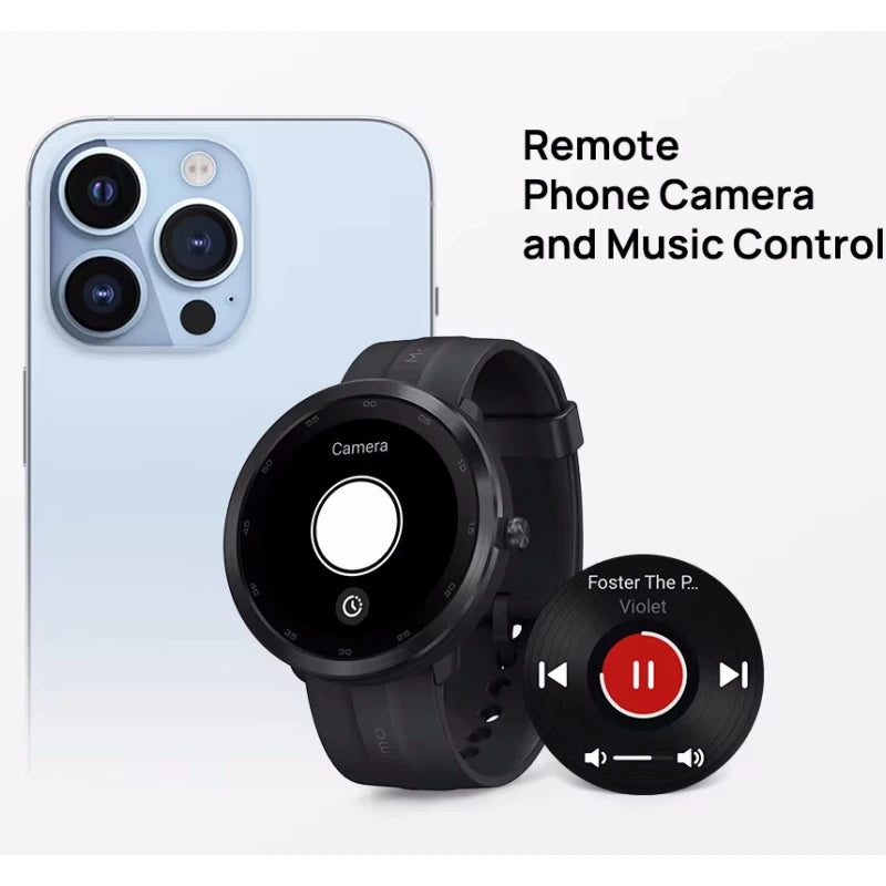 Nuevo Reloj Inteligente de 1.3 Pulgadas 2001 con Recordatorios Avanzados de Salud, Compatible con 115 Modos de Fitness, 5 ATM, 280mAh
