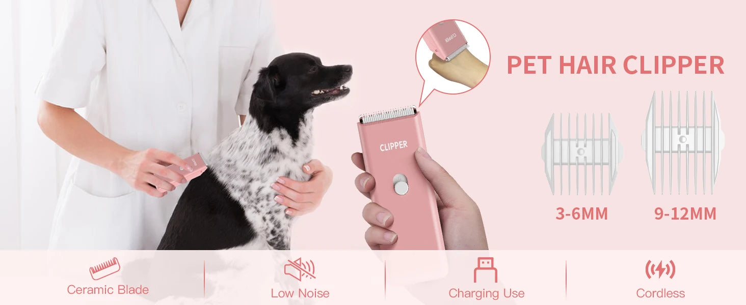 Cortadora de Pelo Eléctrica para Perros y Gatos