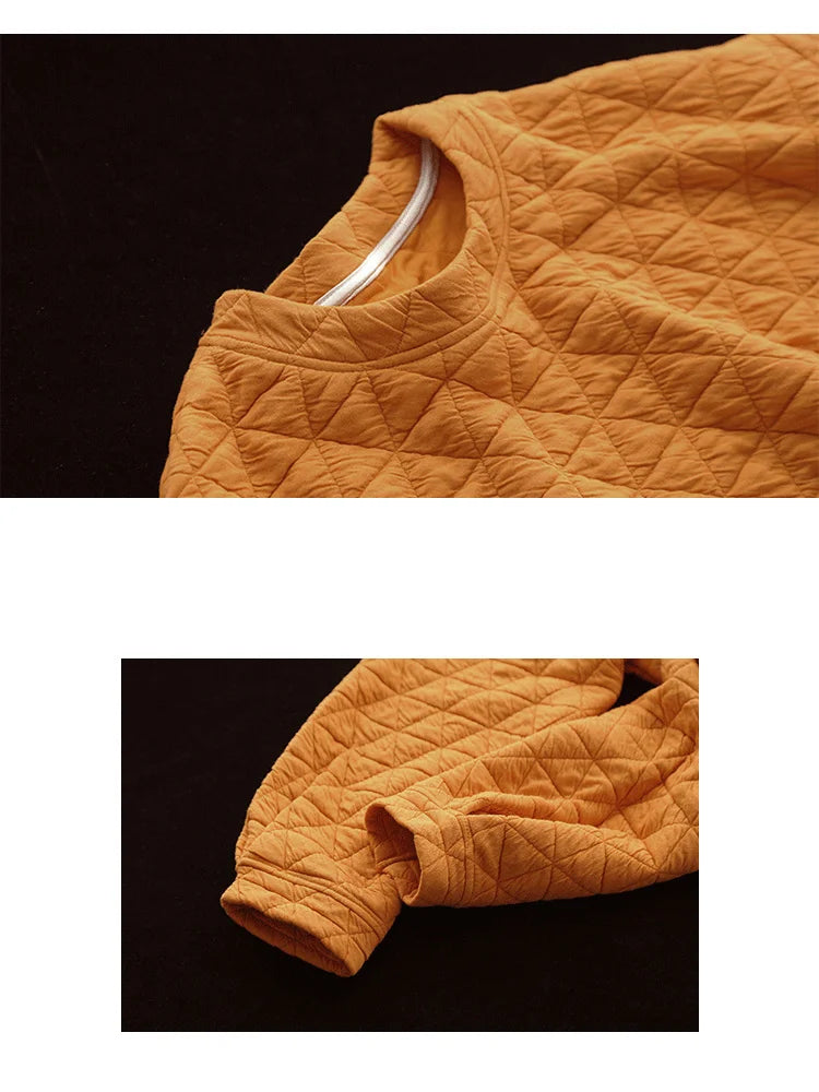 Amax luluE, ropa de moda de invierno para mujer, sudaderas con capucha holgadas e informales con diseño acolchado cálido, sudaderas clásicas de algodón de lujo para mujer