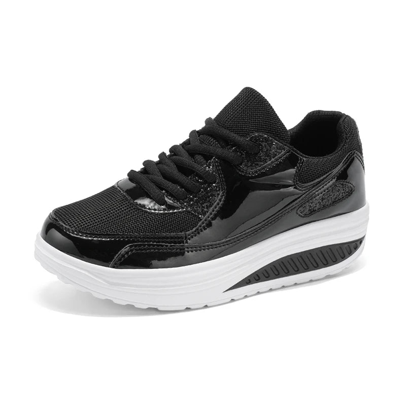 Zapatillas Deportivas de Malla para Mujer con Cordones