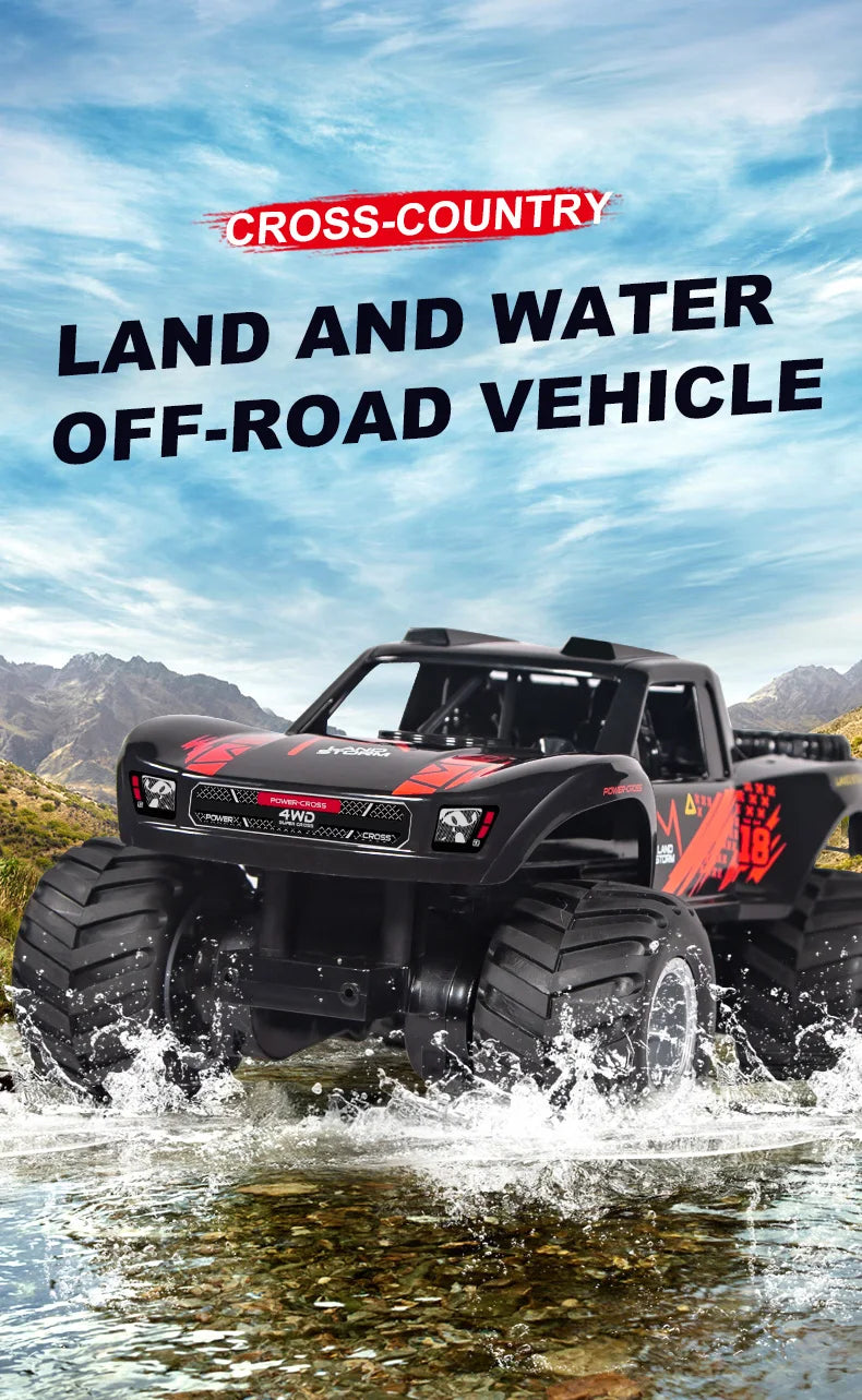 Auto RC Anfibio JJRC Q156 4WD 2.4G Control Remoto Todoterreno
