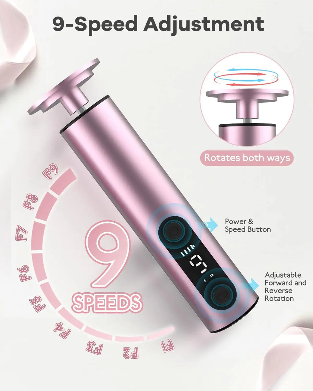 Lima eléctrica 2 en 1 para pies, máquina de pedicura, eliminador de piel muerta, cortadora de callos para pies, herramienta recargable para el cuidado de los pies