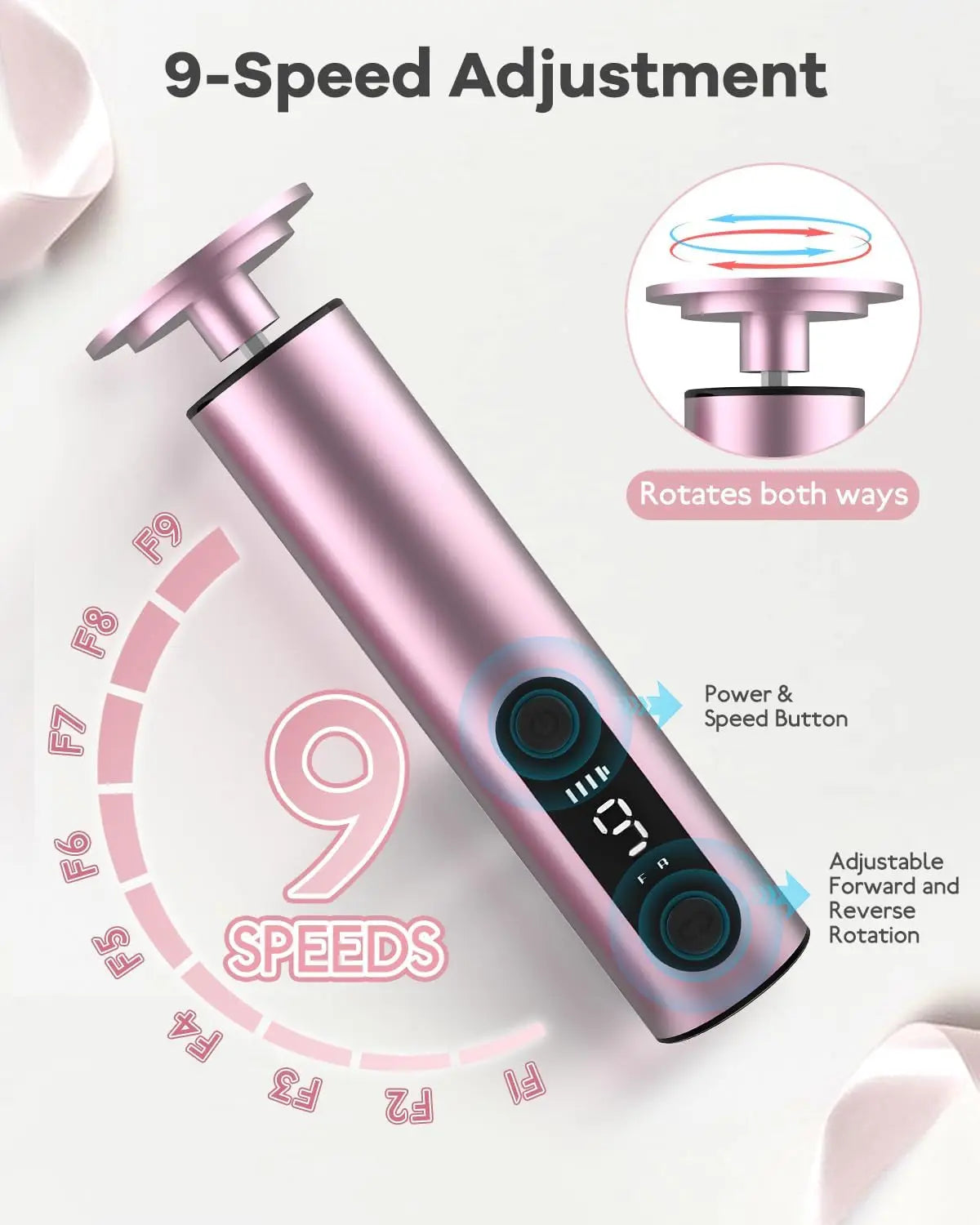 Lima eléctrica 2 en 1 para pies, máquina de pedicura, eliminador de piel muerta, cortadora de callos para pies, herramienta recargable para el cuidado de los pies