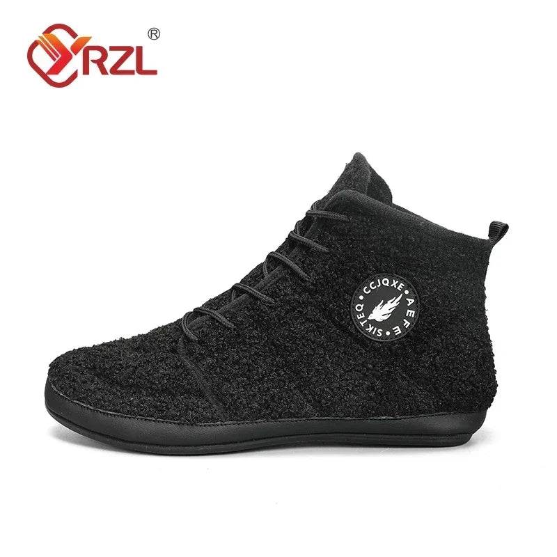Zapatillas de Invierno YRZL para Hombre con Felpa Cálida