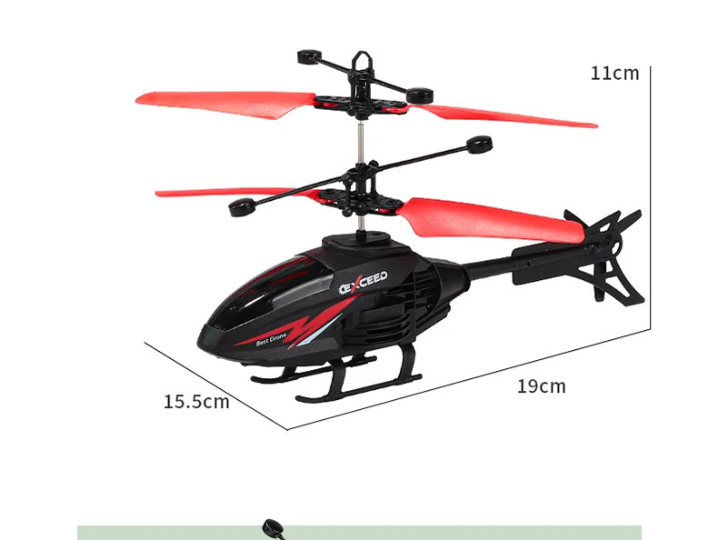 Mini Dron RC con Luces LED Control Remoto y por Gestos