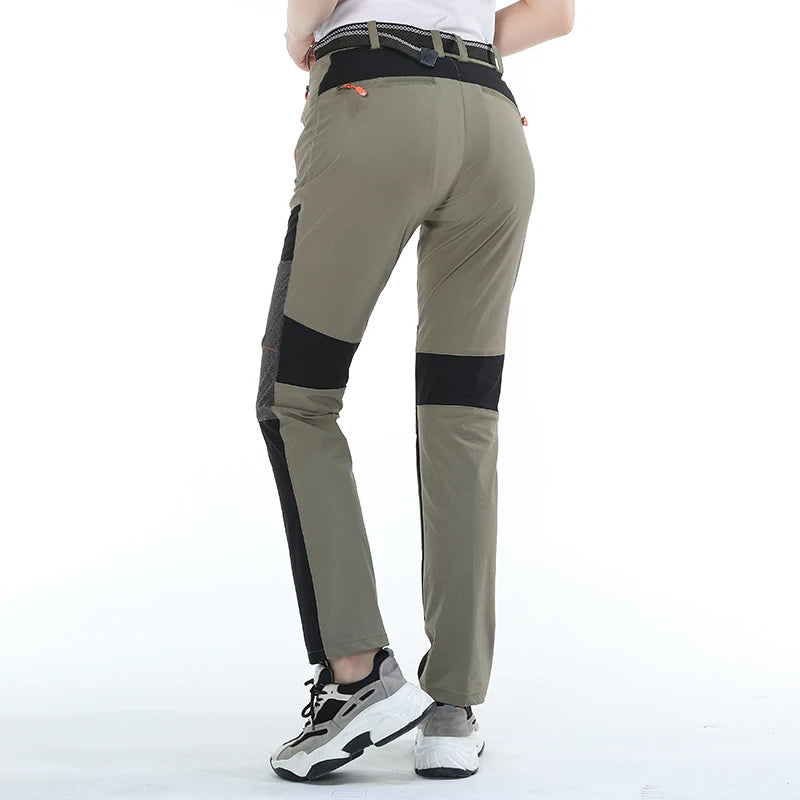 Pantalones largos de exterior de primavera y verano para hombre, elásticos, de secado rápido, impermeables, pantalones de senderismo, pantalones ligeros y de asalto para