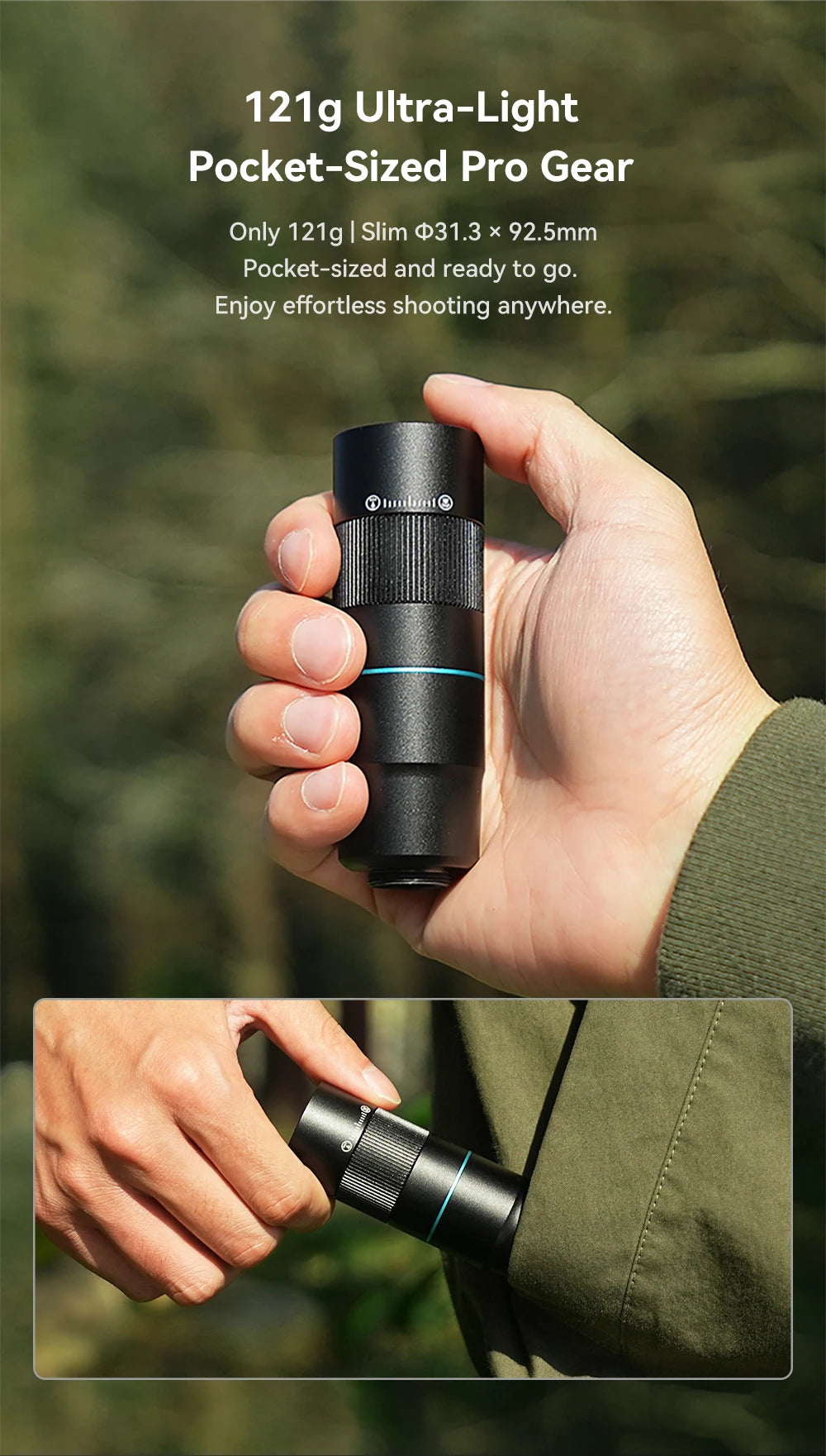 Lente Teleobjetivo APEXEL HD 6x Zoom para Celular Universal