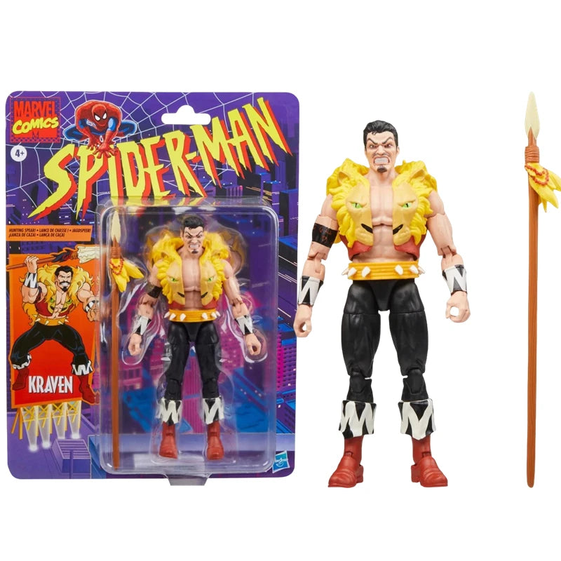 Hasbro Deadpool 80 aniversario limitado Spider Man Venom Kraven 2099 Peter Parker leyenda figura de acción colección de modelos de Anime