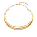 Nuevo Collar Choker Arrugado de Moda para Mujer 2026, Tendencia en Color Dorado, Collar Choker Sencillo, Accesorios de Joyería, Regalo para Fiesta