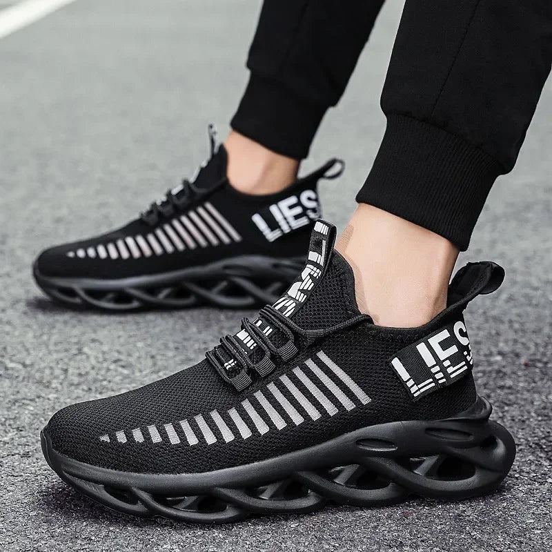 YRZL, zapatos para hombre, zapatillas cómodas, zapatillas transpirables para mujer, par de zapatos para correr, Tenis de malla, zapatos deportivos, talla 36-46, zapatillas para caminar para hombre