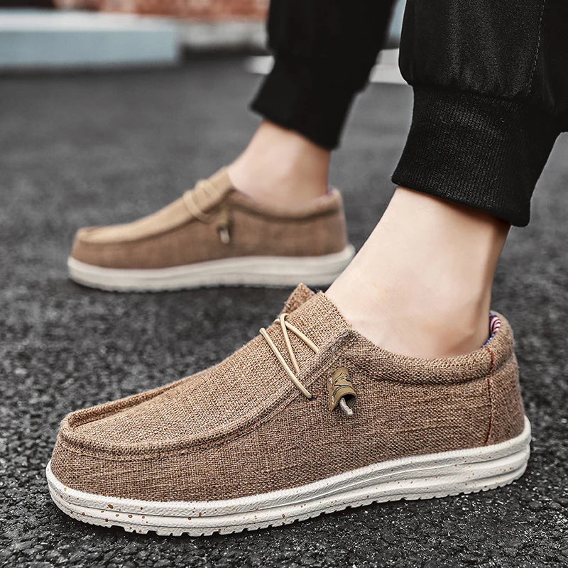 Mocasines casuales para hombre, ultraligeros, sin cordones, transpirables y antideslizantes