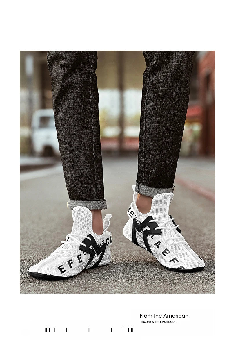 YRZL Mocasines Zapatos Hombres Casual Malla Transpirable Antideslizante Al Aire Libre Cómodo Interior Zapatos de Gimnasio Zapatos de Gran Tamaño para Hombres