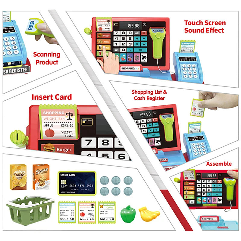Juego Caja Registradora con Calculadora Real para Niños