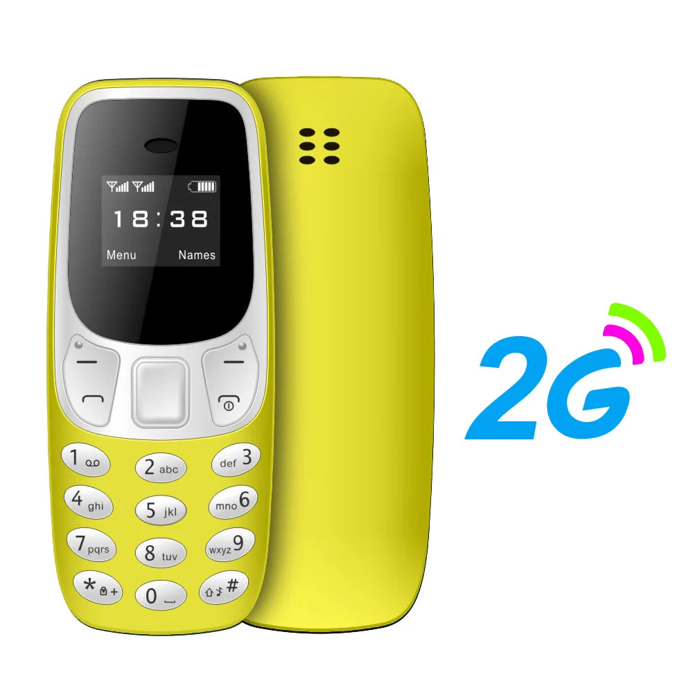 Mini teléfono móvil BM10, 2 tarjetas SIM, auricular Bluetooth, cambiador de voz, grabación de voz de baja radiación, teléfono móvil pequeño multilingüe