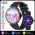 LIGE Reloj Inteligente Lujo con Diamantes GPS