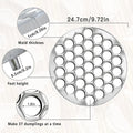 Fabricante de raviolis ruso con 37 agujeros, molde para dumplings, aleación de aluminio, Pelmeni, fabricante de dumplings de carne, cortador de dumplings hecho a mano JT567