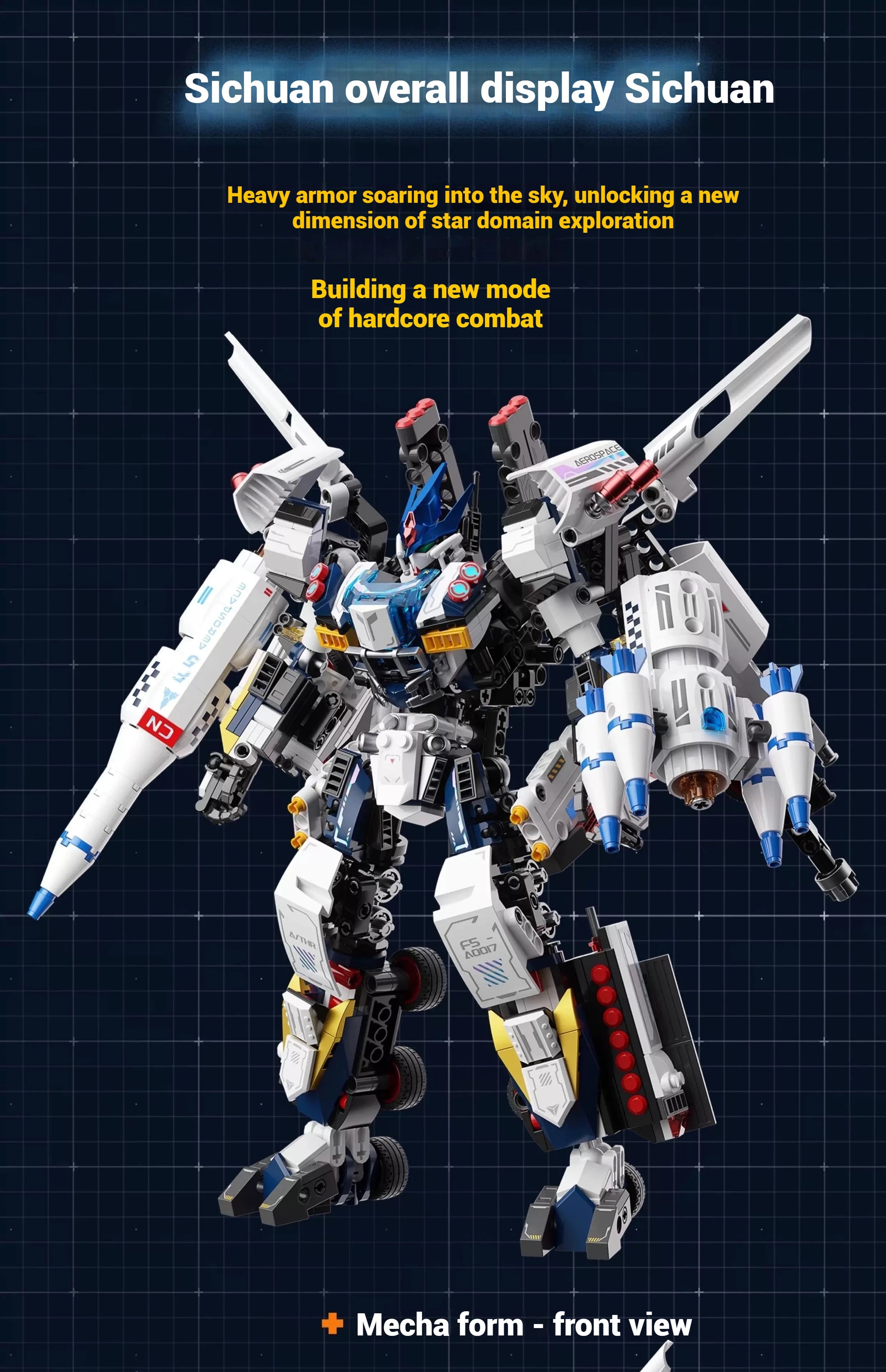 JAKI transformado Mecha coche misil militar cohete modelo de coche montaje, bloques de construcción Mecha juguetes de construcción, regalos de juguetes para niños