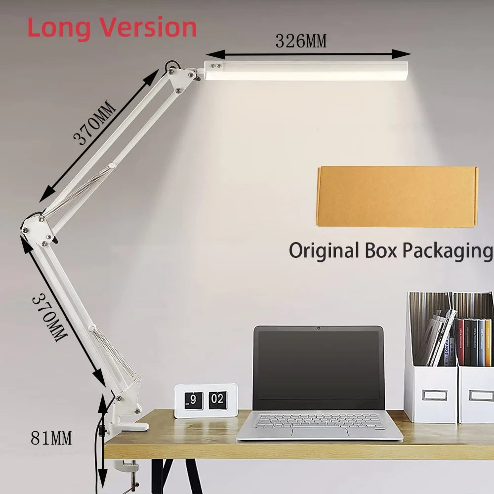 Lámpara de Escritorio LED con Brazo Oscilante 10W