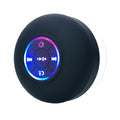 Parlante Bluetooth Impermeable con LED y Ventosa para Baño