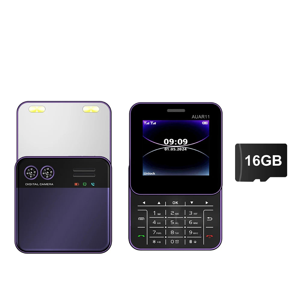 Teléfono SERVO AUAR11 Dual SIM 2G GSM Pantalla Giratoria 2.4"