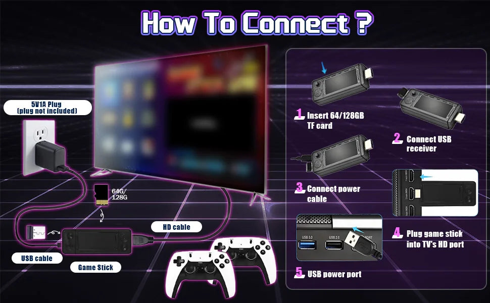 Consola de Juegos Retro X9 Pro 4K, Consola de Juegos Precargada con Más de 37000 Juegos Clásicos, Más de 45 Simuladores, Controles Inalámbricos de 2.4G, Juegos Retro para TV