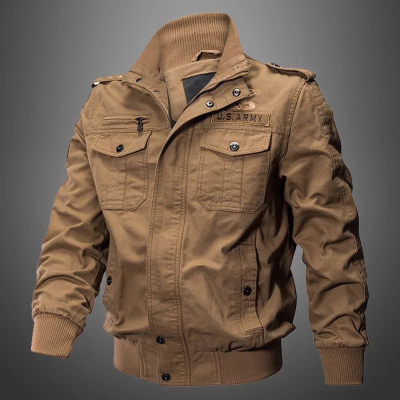 Chaqueta Táctica para Hombre con Múltiples Bolsillos