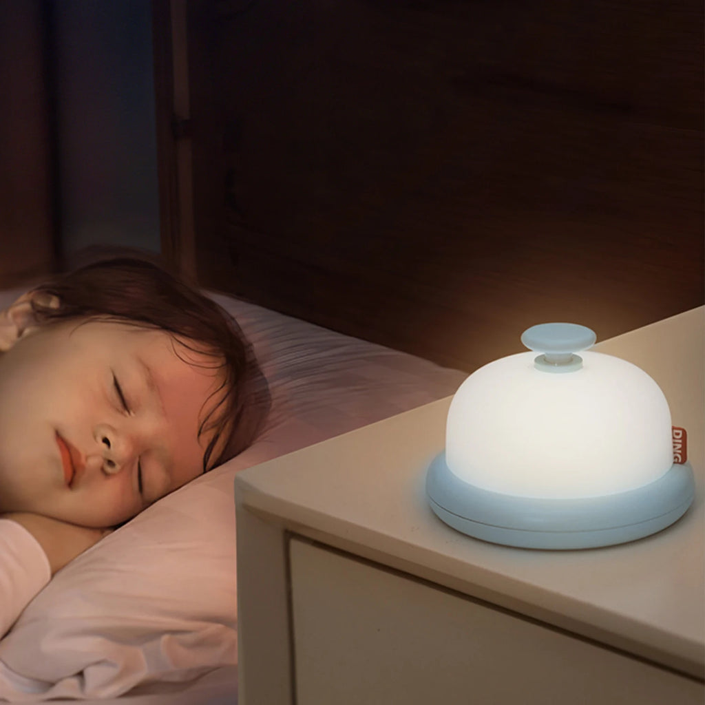 Luz nocturna Kawaii, bonita lámpara decorativa de escritorio, luz nocturna para bebé, lámpara de noche portátil, recargable por USB, regalo de cumpleaños para niños