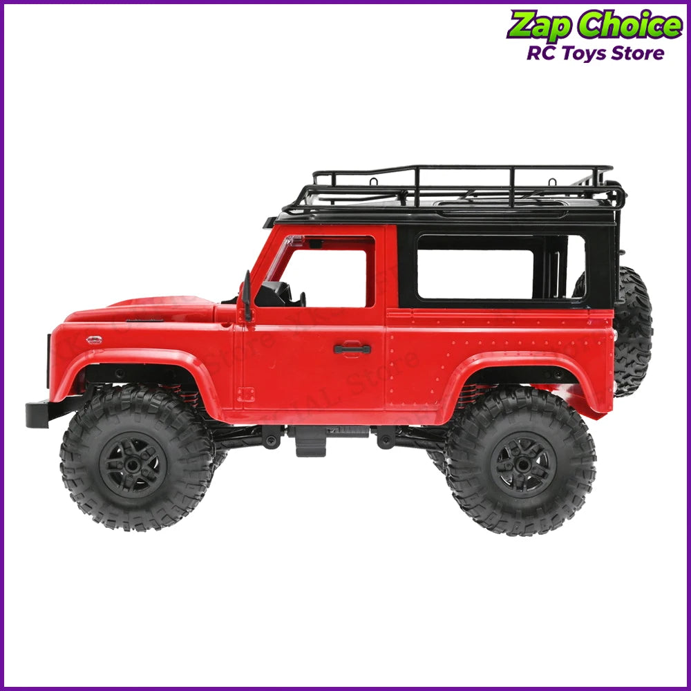 Coche RC Mangniu MN90 1/12 4WD con Luces LED Todoterreno