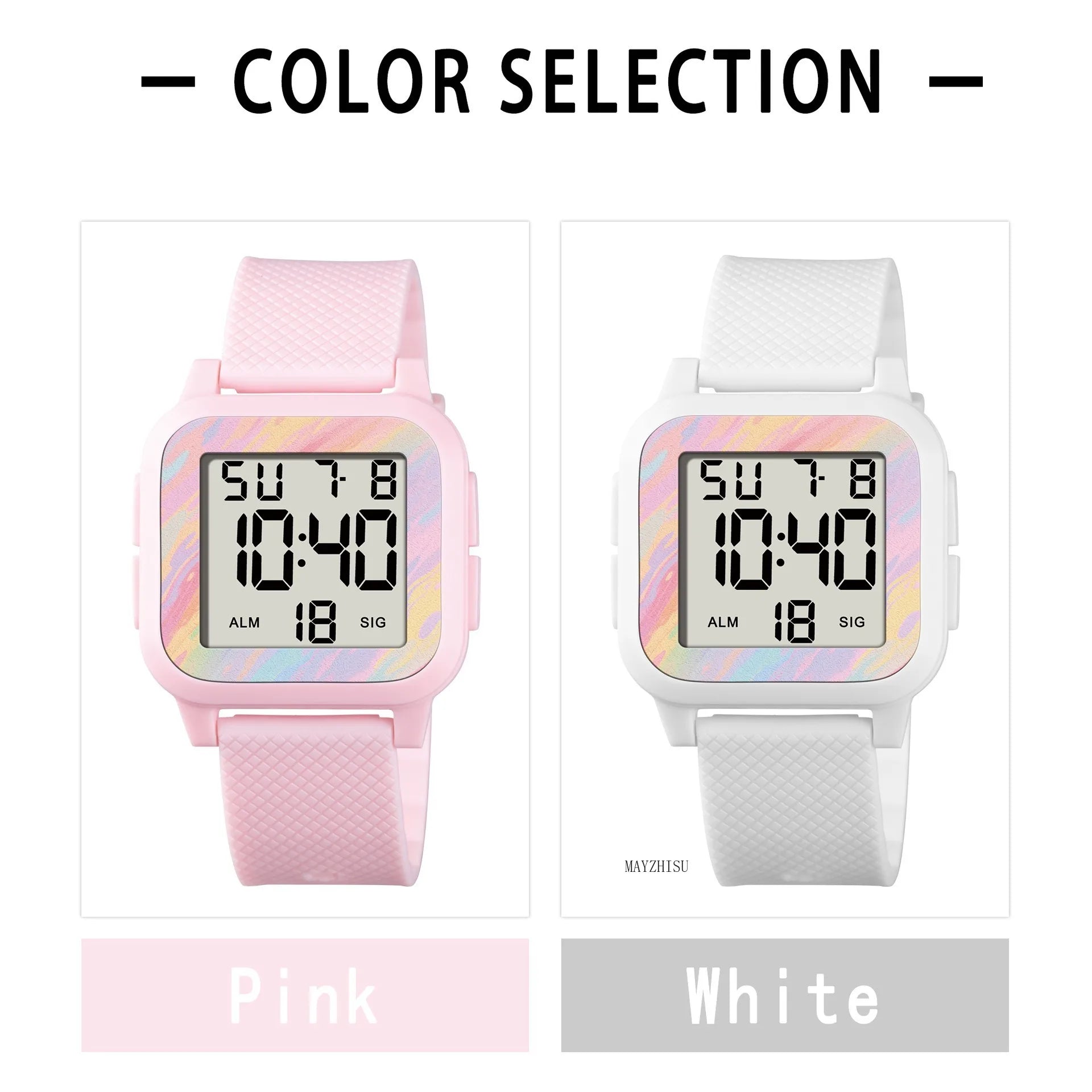 MAYZHISU Set de Relojes Deportivos para Parejas