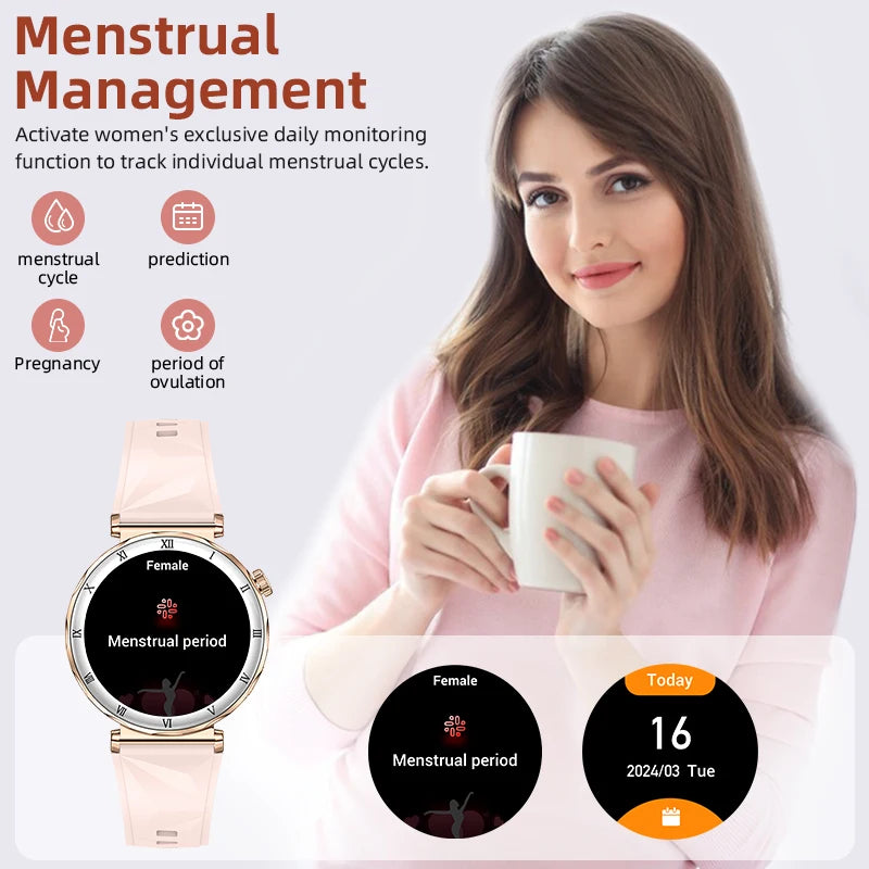 LIGE Reloj Inteligente Ultrafino 6.2mm Mujer