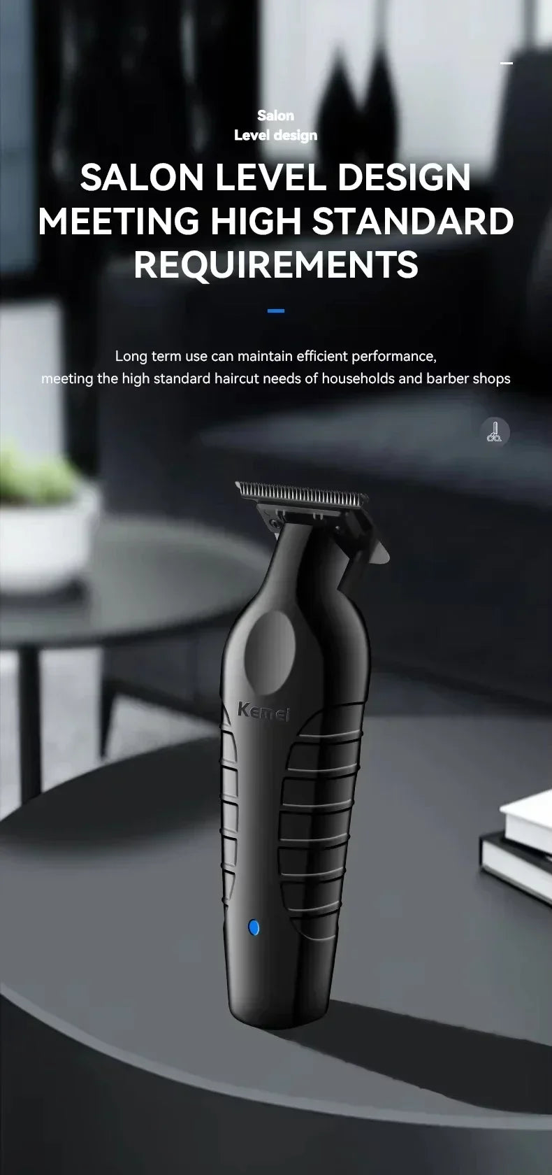 Kit de Cortadora de Pelo Profesional, Modelos KM-2299, KM-2296, KM-1102