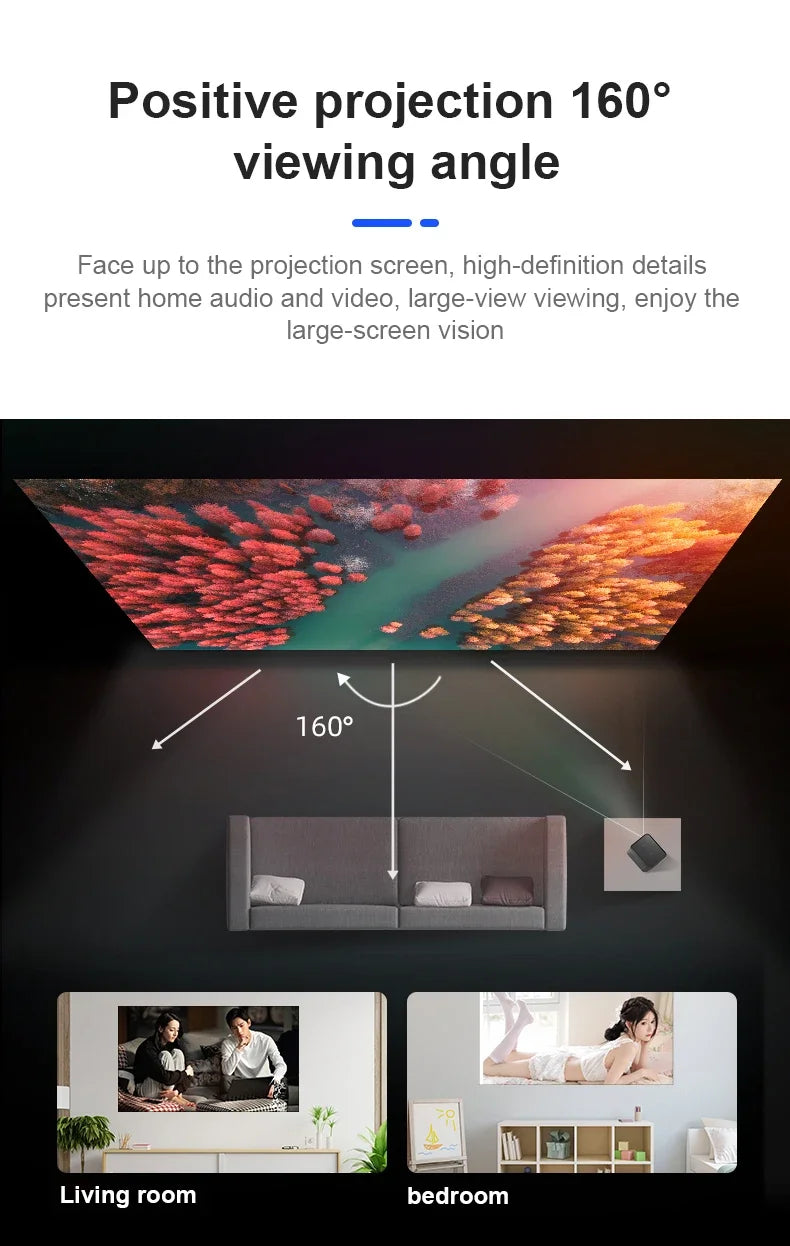 Pantalla de proyector LEJIADA de 60-150 pulgadas, trituración de leche blanca, fondo negro, diseño sin arrugas, pantalla de proyección suave para interiores y exteriores