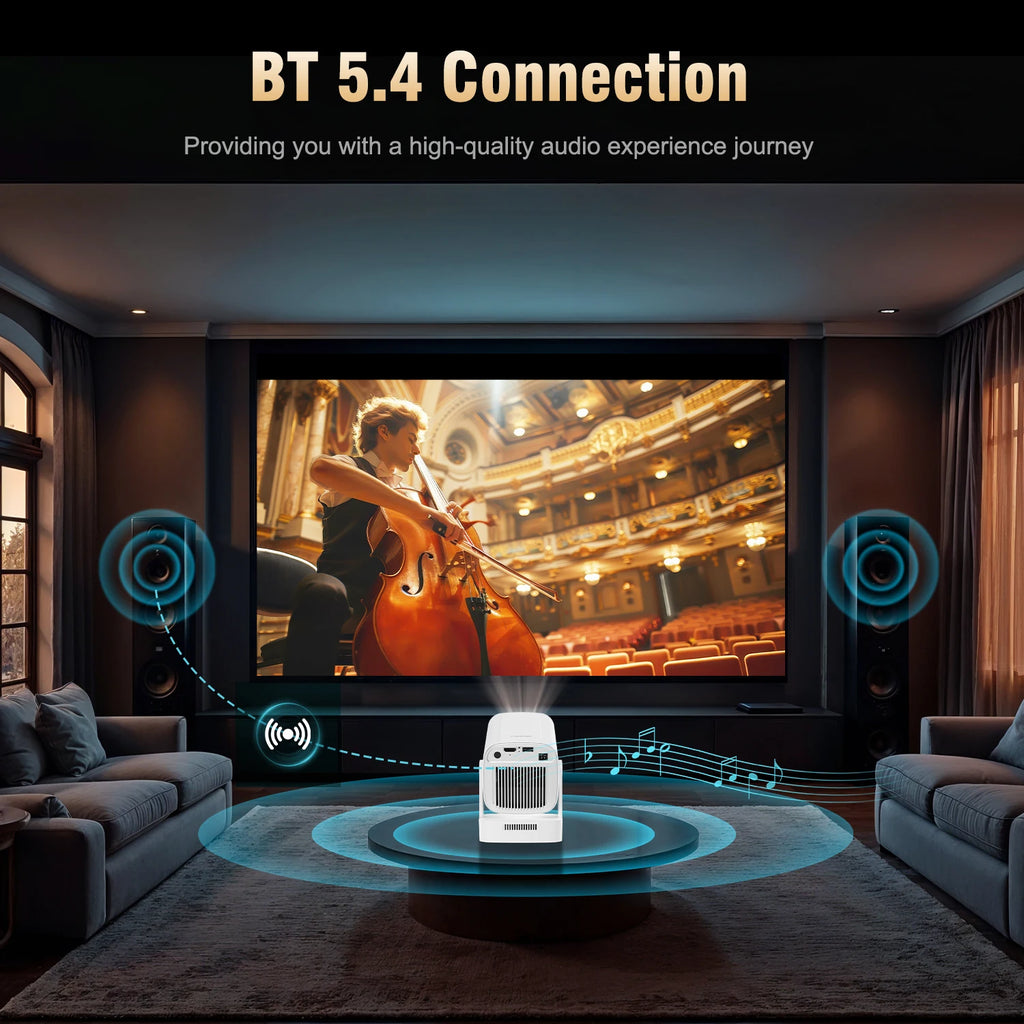 Proyector Magcubic HY310 con enfoque automático, 4K nativo y Android 11