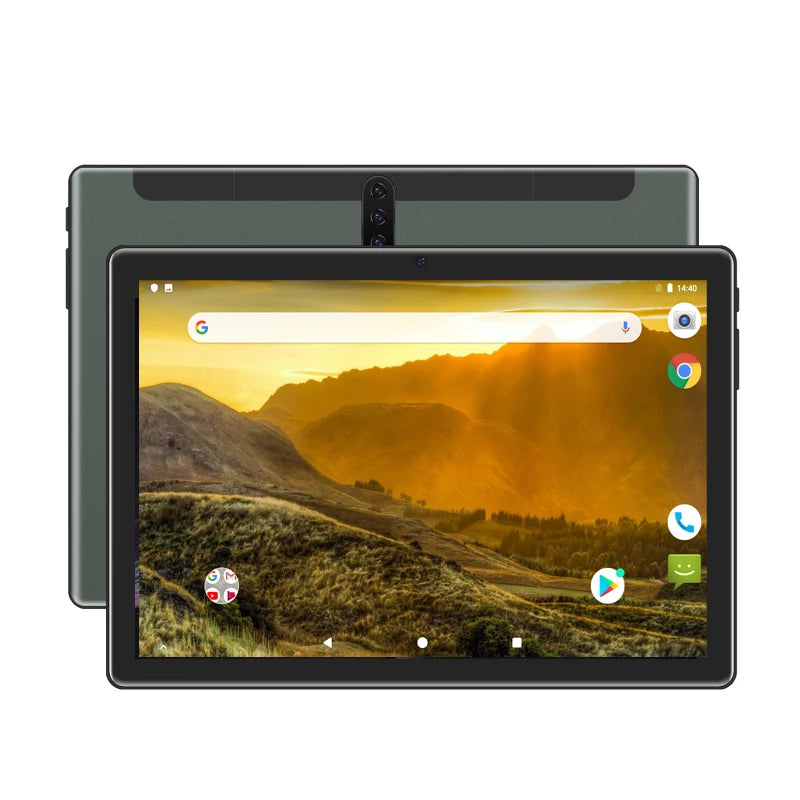 Tabletas Android 9.0 con función de llamadas para niños, 10.1 pulgadas, 2GB de RAM, 32GB de ROM, regalo gratis, funda de silicona, MTK6737 Quad-Core, 1280 x 800 IPS