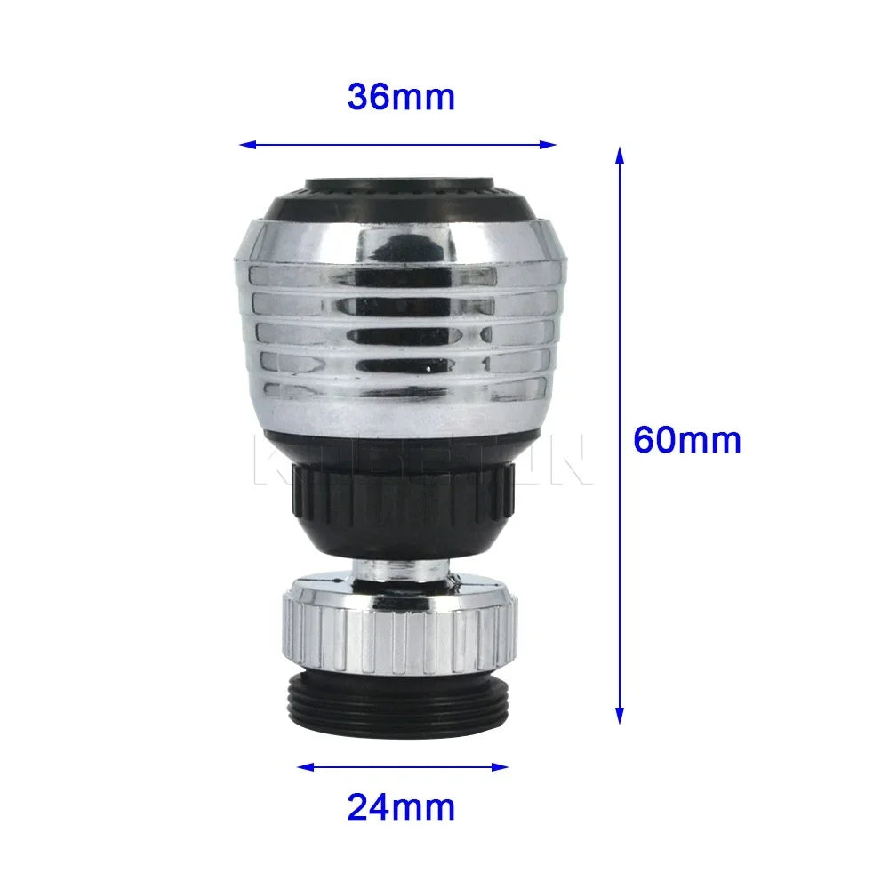 Boquilla Giratoria 360° para Grifo con Filtro y Extensión Universal