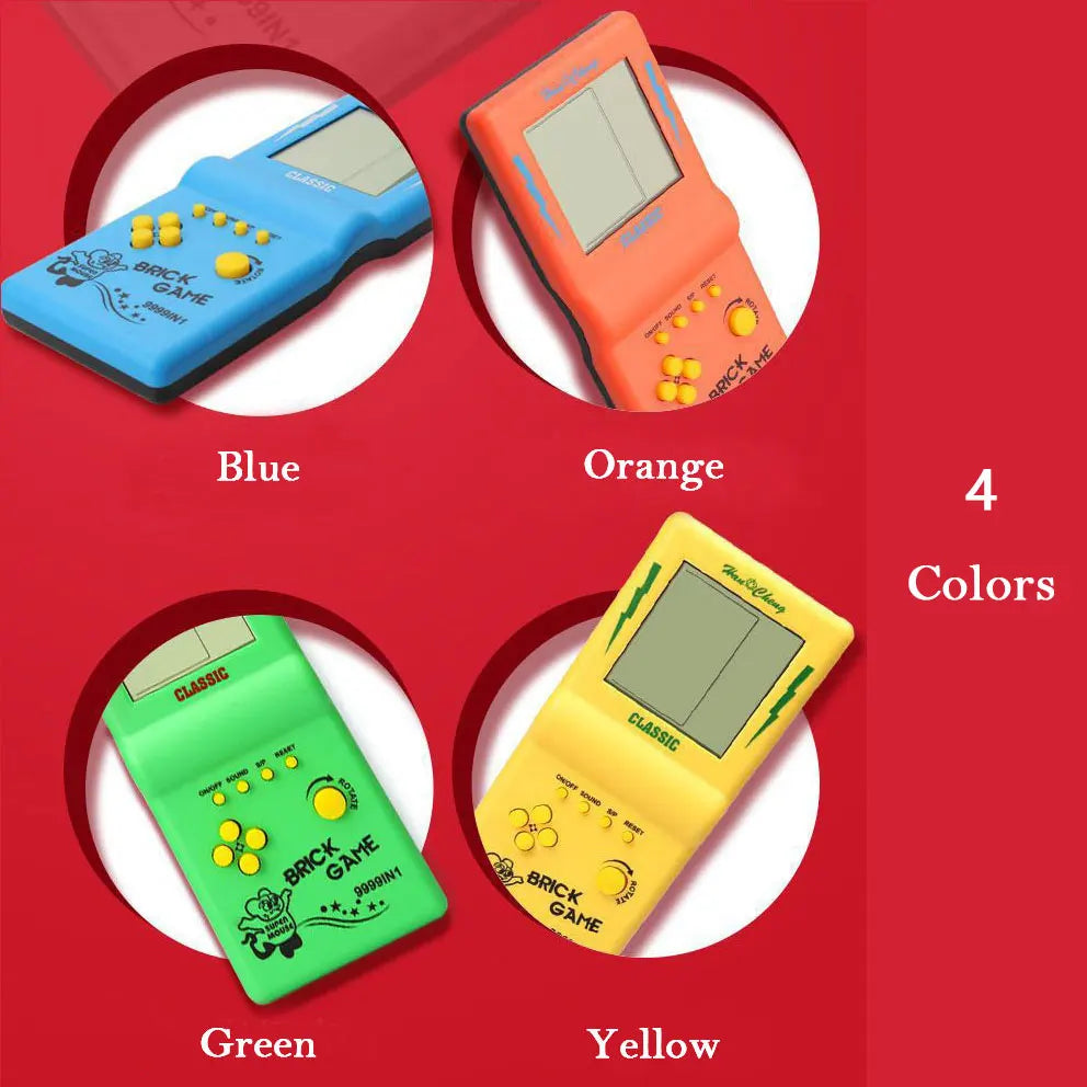 Consola de Juegos Retro Portátil Tipo Tetris, Pantalla Grande para Niños