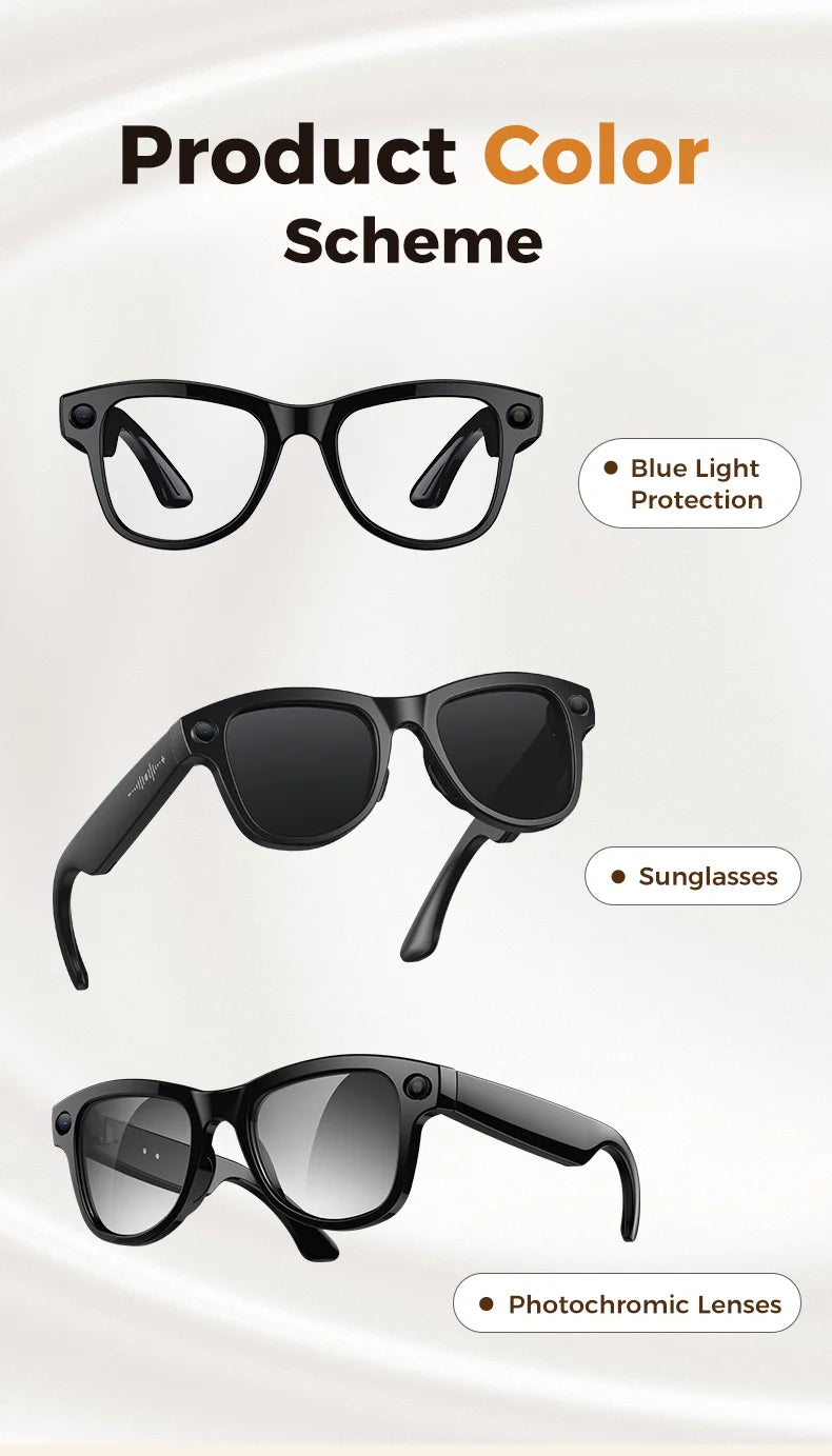 Gafas Inteligentes 2026 Cámara 800W y Traducción